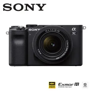 SONY 全片幅數位單眼相機ILCE-7CL 28-60mm 變焦鏡組 (公司貨) 黑色