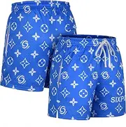 [SIXPO] Men's Athletic Shorts - 100% Polyester, Mesh Shorts Quick Dry, Graphic Print Gym Shorts Men, Basketball Shorts for Men