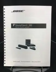 Bose SoundTouch 120 Home Theater System Owners Manual User Guide Instructions
