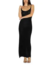 Skims Sheer Knit Midi Dress