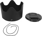 Lens Hood with 77mm Lens Cap for AF S 70-200mm F/2.8E FL ED VR Lens, Camera Lens Hood Shade Reduce and Glare Lens Hood Set