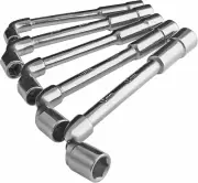 5PCS 8-14mm Angled Head Socket Wrench L Shaped Double Ended Open Hex Spanner Set