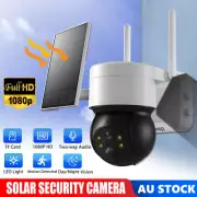 Solar Powered Security Camera Wireless 1080P Rechargeable Outdoor Night Vision