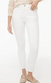 J.Crew $118 Tall 10" Skinny Jean in Signature Stretch White Size T30 BP367