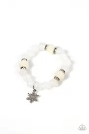 Paparazzi Snowflake Starlet Shimmer Bracelet - KIDS - NWT