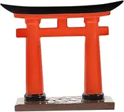 jojofuny Japanese Miniature Torii Statue for Fish Tank Zen Garden Decor Sand Table Landscape Mini Aquarium Ornament 1 Pc