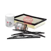 Sakura Front Rear Wiper Blades & Filter Service Kit for Ford Falcon EB ED 91-94