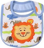 [Wukong Paradise] Cute Cartoon Pattern Toddler Baby Waterproof Saliva Towel Baby BibsW