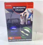 Proscan Portable Bluetooth LED Light Bluetooth Speaker PSP776-DG