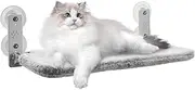 Cat Window Perch Foldable Cat Window Hammock 12x20.5in Bed with Double-Sided Cloth Cover Painted Rust Resistant Suction Cup Shelves Holds Up to 33lb Hammock Shelves