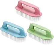 TOGEVAL 3pcs Handheld Soft Bristle Brush for Shoes and Clothes Cleaning Durable Material Compact and Lightweight for Everyday Use Gentle Fabrics