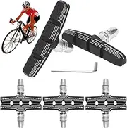 Mountain Bike Brake Pads - Brake Pads Replacement for Bike | Low Noise Cycle Accessories for Mountain Biking and Road Commuting