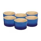 Chasseur La Cuisson Ramekin 6-Piece Set | Blue