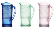 Godinger Claro Glass Beverage Pitcher with Handle 33 oz