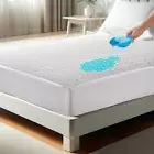 Continental Bedding Terry Fitted Mattress Pad Protector Sheet Cover