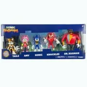 SONIC BOOM Set with DR. EGGMAN, Tails, Amy, Knuckles, & Sonic Factory Sealed New