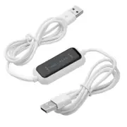 Portable USB PC to PC Transfer Cable Online Share Sync Link Net Direct Data File Transfer Bridge Data Link