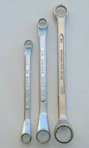 Ring Spanners, Wrenches 3pc SAE Imperial 3/8" - 25/32" Forged Steel, Minimax New