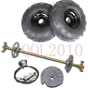 740mm Go Kart Rear Axle Kits + 145/70-6" Wheel + Brake +Tyre for Bicycle Golf AU