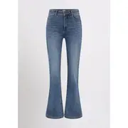 Tess Two Tone Flare Jean