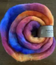 5. The Heirophant Tarot - Hand Painted Merino Wool Roving Chime