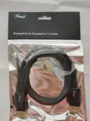 Rosewill 3 ft. DisplayPort 1.2 Cable Gold Plated 4K x 2K Ready Eyefinity New