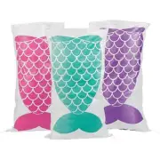 Mermaid Party Supplies Mermaid Tail Potato Sacks Pack of 12 Game Activity