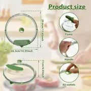Microwave Cover Safe Steam Microwave Splatter Guard Cover with Stable NuVQq