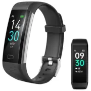 Jawploy S5 Fitness Tracker Smart Watch Heart Rate Blood Pressure Activity Mon...