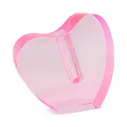 Tizo Crystal Pink Heart Shape Vase, Small