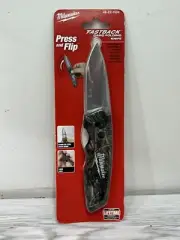 NEW IN PACK CAMO Milwaukee Fastback Flip Fold Knife 48-22-1524