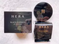 在飛比找Yahoo!奇摩拍賣優惠-HERA 赫拉 煥肌炫黑色氣墊霜 半啞光黑金氣墊 黑金持久氣