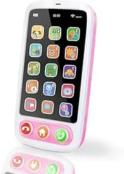 Baby Cell Phone Toy, Kids Play Phone with Big Touch Screen Lights Music Educational Toy for Aged 3+ Years Kids