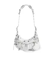 Balenciaga XS Le Cagole Mirror Tag Shoulder Bag One size White