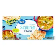 Great Value Unsalted Tops Saltine Crackers 16 oz 4 Count