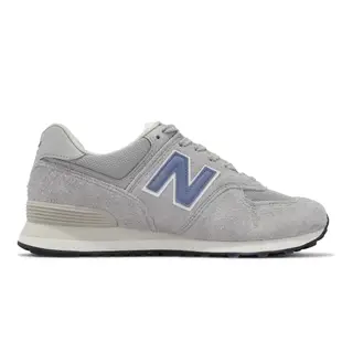 New Balance 休閒鞋 574 男鞋 女鞋 灰 藍 麂皮 復古 緩震 運動鞋 NB 紐巴倫 U574SGB-D