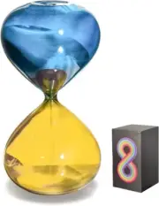 Hourglass Sand Timer Hour Glass 60 Minute Timer Decor With Gift Box NEW
