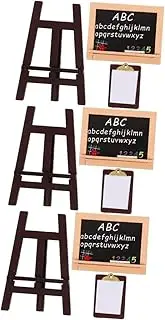 3 Sets Mini Easel Board Desktop Easel Kids Dolls Writting Tablets for Kids Decorative Easel Model Mini Painting Board Mini Writing Board Lovely Mini Easel Portable Board Model Toy