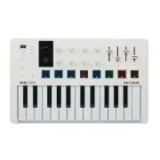 Arturia MiniLab 3 25-Key 8-Pad USB-C MIDI Controller Keyboard w/ 8 Knobs, White