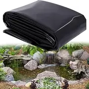 Garden Pond Liner Underlay 3x4m 4x4m 5x8m 6x10m 10x12m Black Impermeable Pond Lining Fish Ponds Membrane for Outdoor Ponds, Streams, Fountain and Waterfall(3x4m(9.8x13.1ft))