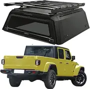 ATATNK Manganese Steel Hatchback Hardtop Pickup Fastback Truck Pickup Camper Topper Hardtop Truck Topper Truck Canopy Compatible For Jeep Gladiator Canopy