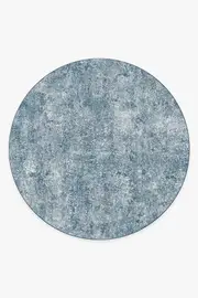245' Round | Machine Washable Runner Rug | Kid & Pet Friendly | Indoor Rug | Serenata Slate Blue Rug | Ruggable
