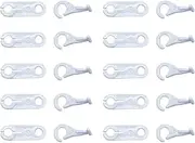 Yoogeer 10 Pairs Replacement Parts for Thomas Train Trackmaster Toys Couplers Hooks Eyes -White