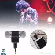 Mini 3.5mm Digital Mobile Phone Stereo Karaoke Interview Microphone MIC-DS70P B1