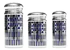 Salt and Pepper Shaker Set Silver Plated Metal Spice Shaker Pair Silver