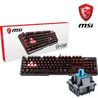 在飛比找松果購物優惠-MSI GK60 Cherry MX青軸電競鍵盤 (9.4折