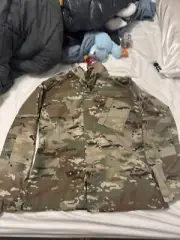 Large Extra-Long - US Army OCP Combat Uniform Coat Jacket Top Multicam Camo