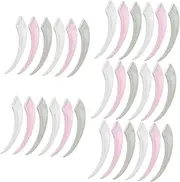 WRITWAA 5sets 6pcs Stainless Steel Eyebrow Razors Portable Facial Shaver for Women Durable and Resistant for Eyebrow Trimming and Facial Hair Removal Compact and Easy to Store 6pcs*5