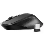 Victsing Mini Ergonomic Wireless Mouse 2.4G Quiet Mouse Black With USB