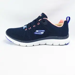 Skechers FLEX APPEAL 4.0 女款 健走鞋 寬楦 149580WNVMT 深藍【iSport愛運動】